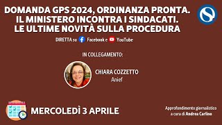 Domanda GPS 2024 aggiornamento da metà aprile Le ultime novità sullordinanza [upl. by Aikel]