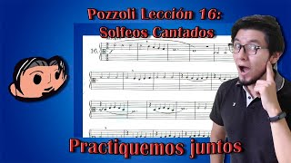 Solfeo Cantado Pozzoli Lección 16  Practiquemos juntos [upl. by Dhaf637]