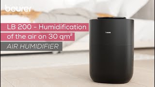 Air humidifier for hygienically humidified rooms up to 30 m²  Beurer LB 200 [upl. by Amilah47]