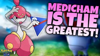 EASILY WIN POKÉMON GO PVP WITH THIS ONE POKÉMON Medicham is Now the Very Best [upl. by Ixela]