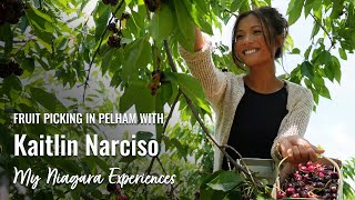 Niagara Fruit Picking with Kaitlin Narciso – My Niagara Experiences [upl. by Nidnerb]