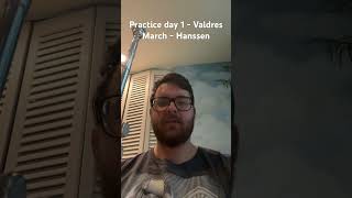 Valdres March  summer practice day 1 [upl. by Nnairol]