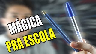 MÁGICA RÁPIDA COM CANETA PRA ESCOLA TUTORIAL [upl. by Rosmunda926]