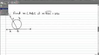 106 Secants Tangents and Angle Measure [upl. by Ennael]