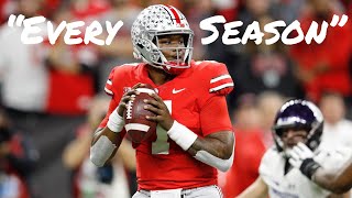 Dwayne Haskins “Every Season” 20182019 Mix Ohio State Buckeyes Highlights [upl. by Harlamert]