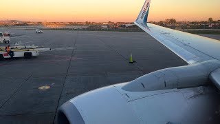 WestJet Boeing 737700 Dusk Departure from Montréal Trudeau  Takeoff Roar amp Sunset [upl. by Vacla]