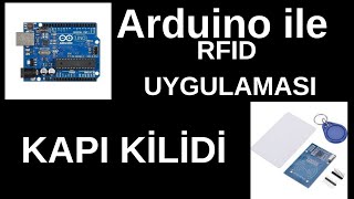 Arduino RFID OTOMATİK KAPI RC522 RFID Kullanımı [upl. by Esilahs]