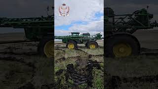 John Deere Sprayers Stuck Everywhere Plus Some New Found Friends [upl. by Dhiman705]