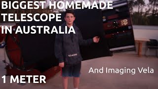 THE BIGGEST HOMEMADE TELESCOPE IN AUSTRALIA [upl. by Nedi107]