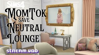 Building my MomTok influencer sim a basic bish lounge laundry room and TV snug streamed 25924 [upl. by Suravaj]