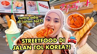 STREETFOOD KOREA YANG CUMA ADA DI JALAN TOL 🚘 GAK NYANGKA SEENAK INI 🥹 [upl. by Alcine]