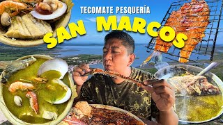 ¡Caldos arrechos de la Costa Chica Delicias de Tecomate Pesquería  San Marcos [upl. by Neleh]