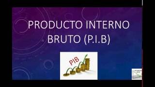 Producto Interno Bruto PIB PIB nominal y real [upl. by Valry]