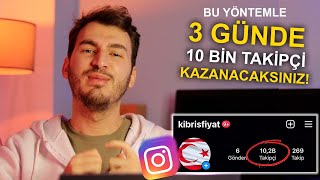 3 Günde 10 Bin İnstagram Takipçi Arttırma [upl. by Unam719]