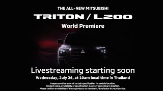 THE ALLNEW MITSUBISHI TRITON  L200 World Premiere Non Edited [upl. by Anelys556]