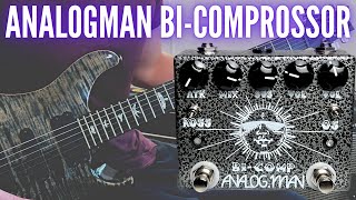 AnalogMan BiCompROSSor Compressor pedal  Mark Bouras [upl. by Latreese48]