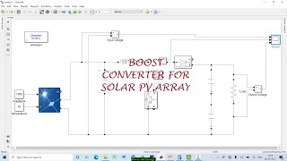 Boost Converter Design for Solar PV Array [upl. by Diva901]