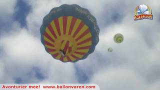 Luchtballon van A3 Ballon met de bijzondere DuoChair [upl. by Mommy53]