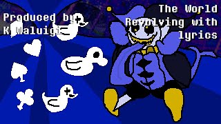 The World Revolving with lyrics  Deltarune cover [upl. by Oicneserc659]