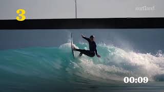 MATEUS HERDY NA WAVEGARDEN COVE DE MELBOURNE AUSTRÁLIA  Surfland Brasil [upl. by Babb731]