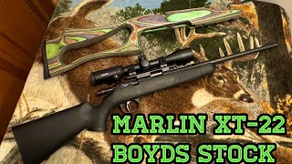 Marlin XT22 Boyds stock upgrade [upl. by Ahsilrae]