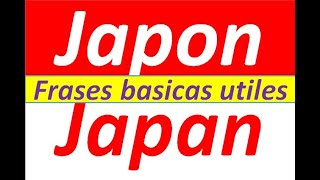 Frases utiles en Japones [upl. by Dorita]