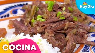 Barbacoa de res casera una fácil y deliciosa receta para esta semana  Hoy Día  Telemundo [upl. by Vanny360]