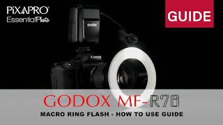 How to use the PixaproGODOX MFR76 Macro ring Flash [upl. by Lati610]