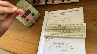 Thevenins Theorem Lab experiment [upl. by Yenobe]