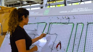 Wire Harness Assembly with Projected Augmented Reality Work Instructions [upl. by Atiraj]