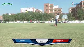 Baitussalam Olympiad 2021 Day 5 Football Seniors Highbrow College vs Whales College [upl. by Nemsaj]