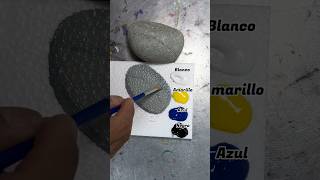 Haciendo el color de una piedra 🎨🖌️painting art creative tutorial [upl. by Odoric975]