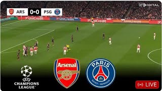 LIVE Arsenal vs PSG  UEFA Champion League 2024  eFOOTBALL Live Match [upl. by Eissalc79]