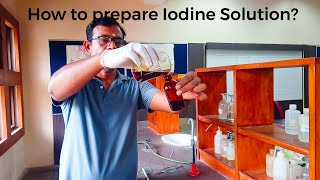 how to make iodine solution [upl. by Adekam653]