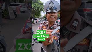 ZX25R KENA TILANG LANGSUNG BAYAR PAKAI MOBILE BANKING zx25rindonesia tilang knalpotracing [upl. by Eelrehpotsirhc]