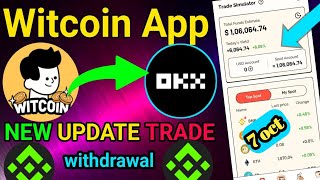 WitCoin Withdrawal Bitcoin Withdrawal and BNB Withdrawal Update  bitcoin withdrawal update [upl. by Eecram]