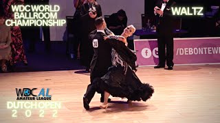 WDC World Professional Ballroom Championship 2022  Waltz  Dutch Open Assen [upl. by Bernardina]