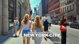 NEW YORK CITY TRAVEL 74  WALKING TOUR MANHATTAN Madison Square Union Square SoHo Canal Street 4K [upl. by Olivier774]