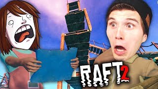 Wir BAUEN einen riesigen TURM ☆ Raft 20 [upl. by Annis]