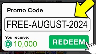 This SECRET Promo Code Gives FREE ROBUX Roblox August 2024 [upl. by Lammond]