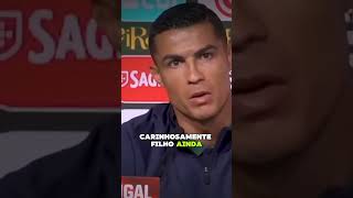 Cristiano Ronaldo ensina seu filho a importância da humildade🔥🥺 a história do jato particular [upl. by Asina]