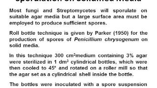 The development of inocula for mycelial processes [upl. by Par984]