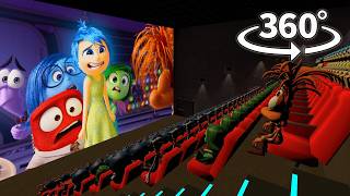 Inside Out emitions Watching a Movie 360° VR [upl. by Leumhs]