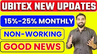 Ubitex Exchange Today New Update  1524 Again Earning  Ubit Exchange Update Best Plan [upl. by Adyela]