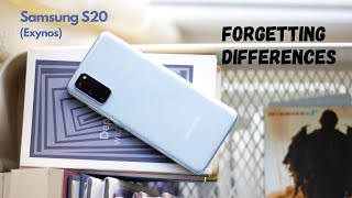 Samsung S20 Exynos 990 Review After 3 Months Forgetting Differences [upl. by Damita]