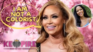 Gizelle Bryant Denies Being COLORIST  SHADES RHOP Newbie quotWas She Firedquot [upl. by Podvin]