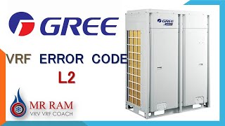 GREE VRF ERROR CODE L2  ENGLISH [upl. by Westbrooke]