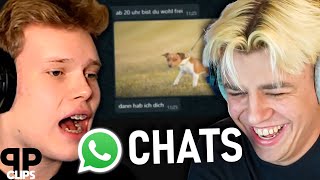 Basti amp Kevin roasten Nooreax in privaten WhatsApp Chats weg [upl. by Eednac369]