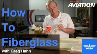 Fiberglassing Tutorial with Greg Hahn  Model Aviation magazine [upl. by Frederich]