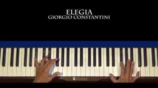 Elegia by Giorgio Constantini Piano Tutorial [upl. by Bertrando]